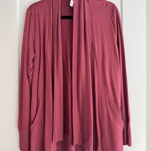 Athleta Women's Draped Cardigan - Deep Rose